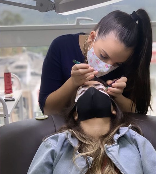 Ewellin Jordão no início da carreira